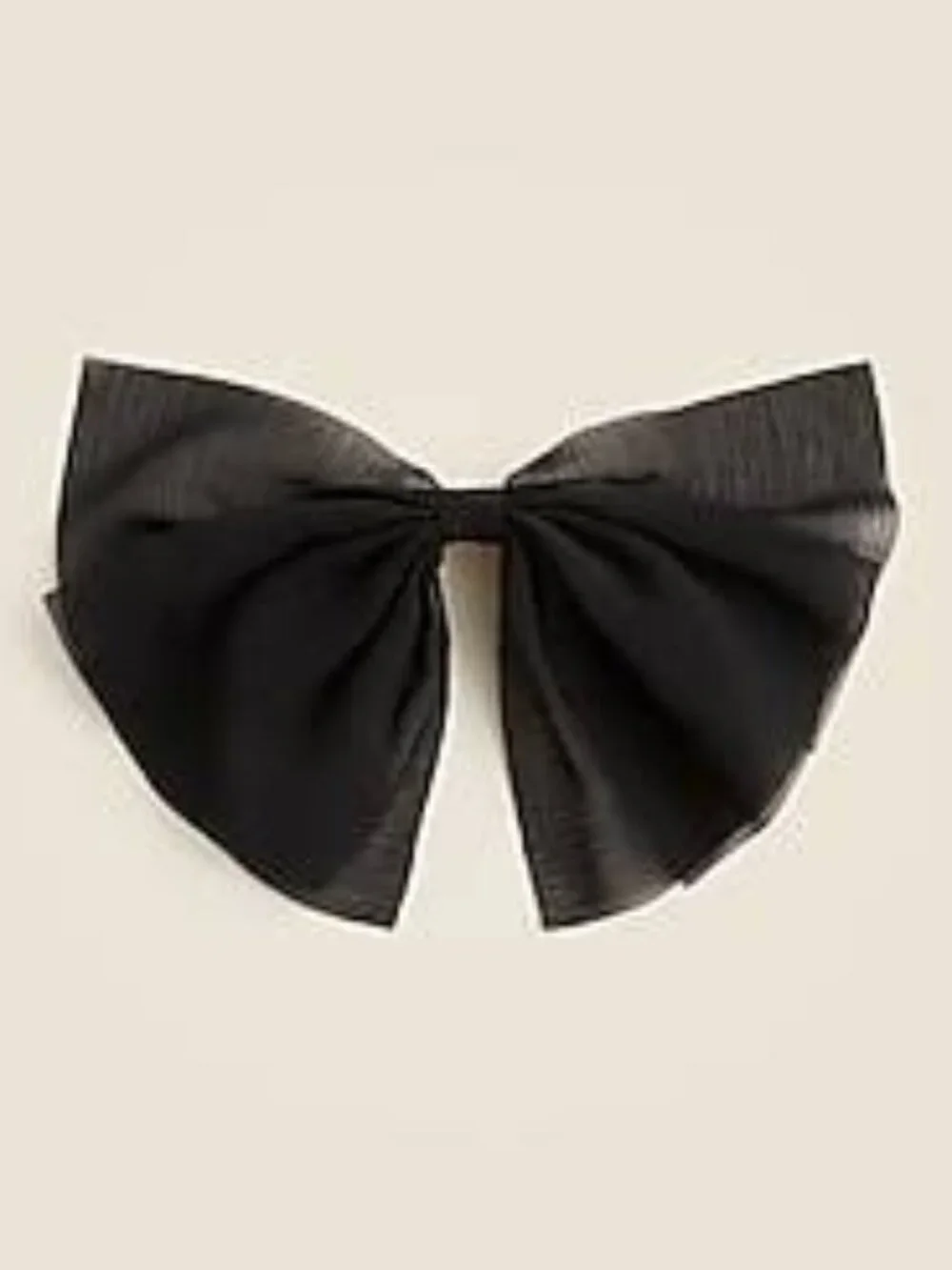 J. Crew Black Sheer Bow Hair Clip/NWT